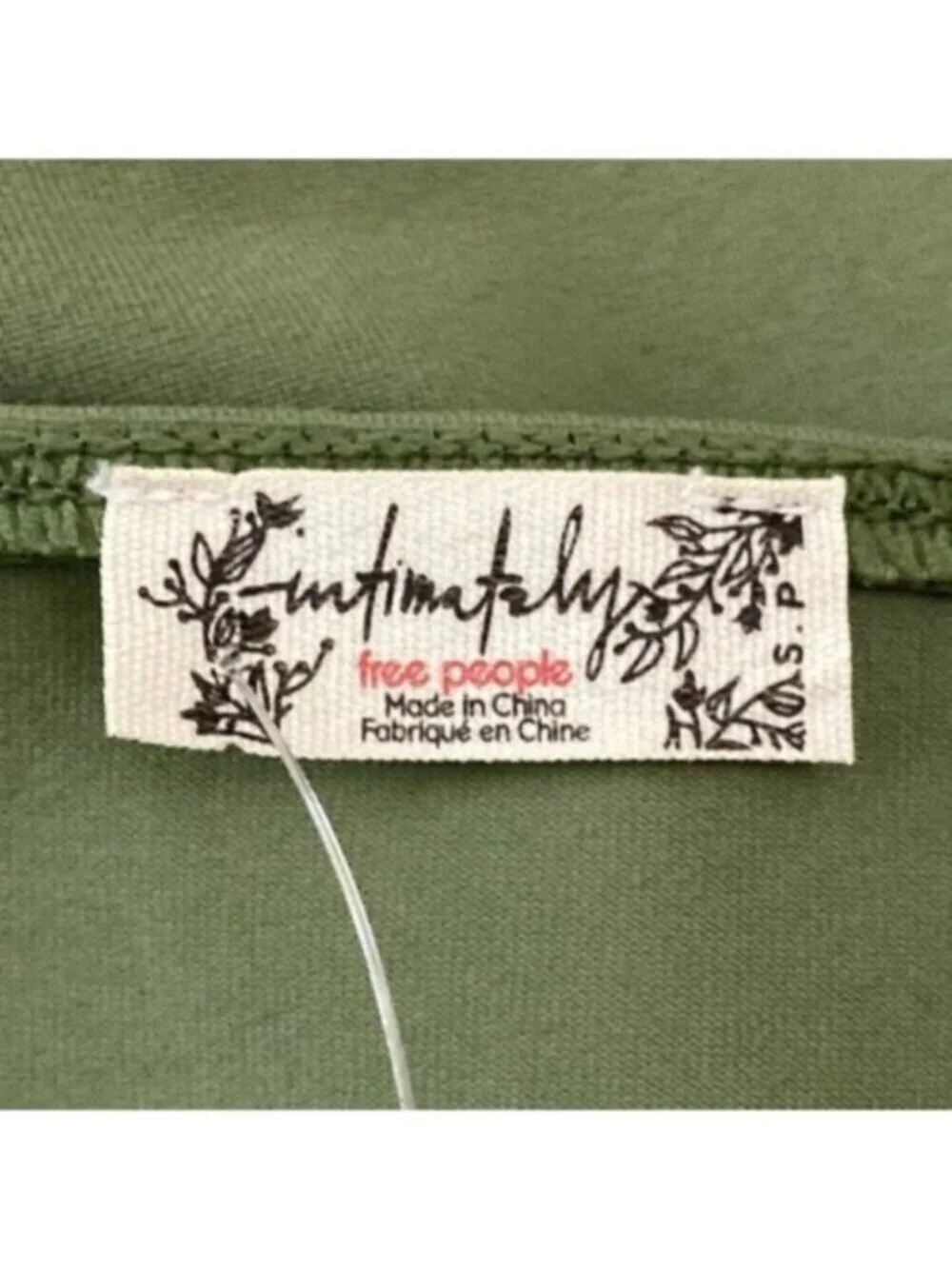 Free People Somewhere Sometime Tank Womens Small Evergreen Woods Cami Top Boho